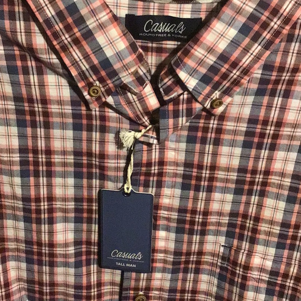 Men’s big and tall long sleeve shirt